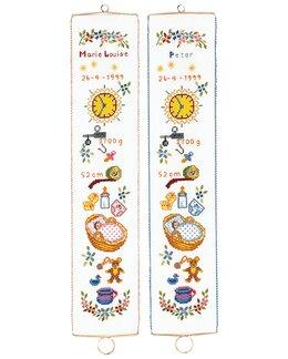 Stickpackung Geburtsandenken - Rosenstand