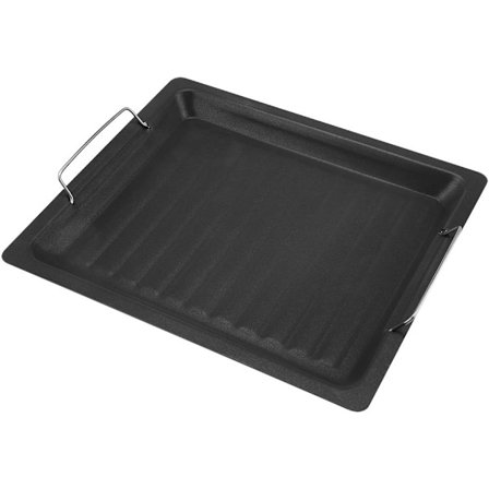 BBQ pande grillplade i rustfrit stål i fødevarekvalitet, stegepande uden belægning