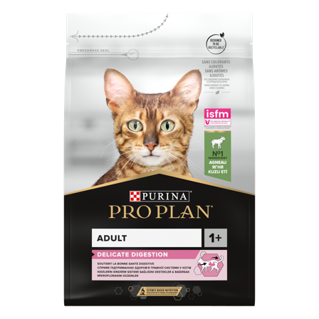 Purina Pro Plan - Cat Adult Delicate Digestion Lammekjøtt 3 kg - Katt - Kattefôr & kattemat - Tørrfôr for katt - ZOO.no