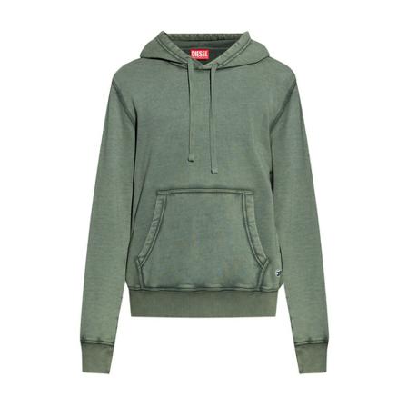 Diesel S-Ginn-Hood-Dov -Pe hoodie Grøn, Herre
