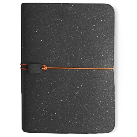 NOTA. WORK | Modular Matte Black Recycled Leather Notebook for Men