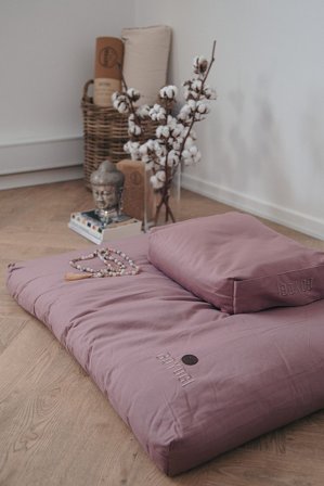 GOYOGI Calm Organic Cotton Rectangular Yoga Bolster, Sport & Velvære, Yogaudstyr, Yogablokke