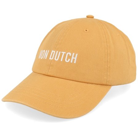 Von Dutch - Jaune unconstructed Casquette - Embroidery Yellow Dad Cap @ Hatstore