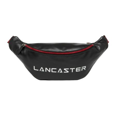 Lancaster Leather banana - Street 322-14 , Zwart , Heren , Maat: ONE Size Tassen