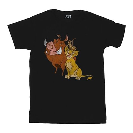 The Lion King Boys Simba, Timon och Pumbaa Bomull T-shirt 5-6 år