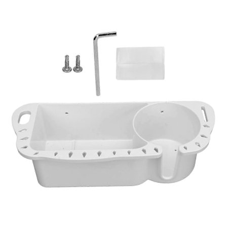 Yacht Funksjonelle Oppbevaringsbokser Praktisk Multifunksjonell Fiskeutstyrsboks Allsidig Verktøyoppbevaring for Båter Hvit well