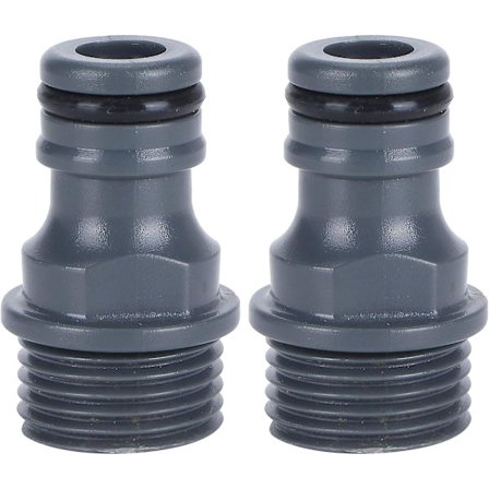 2 stk. Hangevind lynkobling Nippel Haveslange Vandhane Nippel Adapter Vandingsværktøj