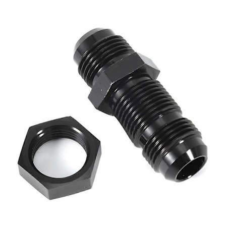 AN8 Stor Hane till Hane Rak Skottgenomföring Koppling med Mutter