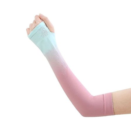 Sommar Dam Arm Sleeves Outdoor Cykling Oversleeves Ice Silk Arm Warmers Sport