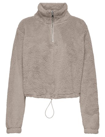 Only Play Onpcas-Fluf Hn Hz Ls Short Swt - Beige - L