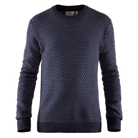 Fjällräven Men's Övik Nordic Sweater Men long-sleeved sweaters Blue XXL