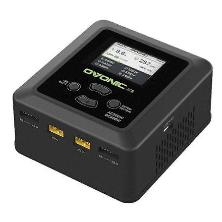 OVONIC X1 Dual AC 200W DC 600W 15A RC Lipo Batteri Balance Oplader til Lipo/Life/NiCd/NiMH/LiHV Batt