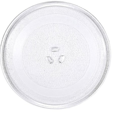 Roterende Plate for Mikrobølgeovn, Glass, 25,5 Cm, Transparent