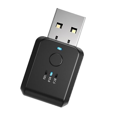 Bil Trådløs FM-Sende Bluetooth-kompatibel 5.1 FM Radio Modulator Kit Ingen Forsinkelse Støjfri Håndfri Lydadapter