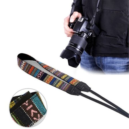 Universell kamerakrage med SLR/SLR-kompatibel retro nationell stil kamera