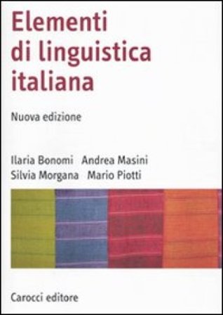 Elementi di linguistica italiana NA