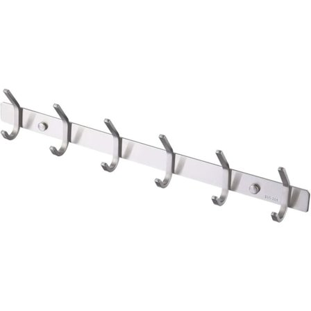 Väggmonterad badrumshängare med 6 krokar Klädhängare SUS304 Sta