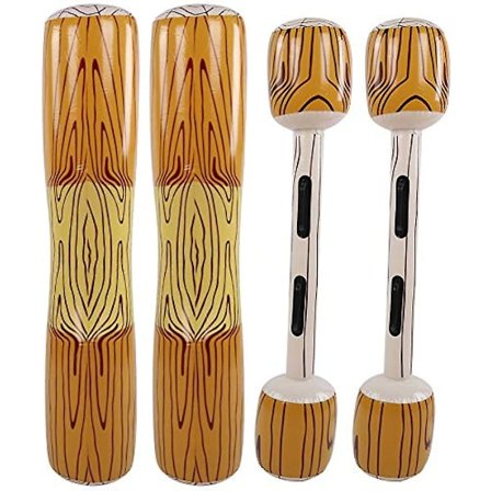 2-pack Pool Uppblåsbara Ride-on Row Simbassäng Float Game Gladiator Flotte Vattensport Bumper Party Game (brons)