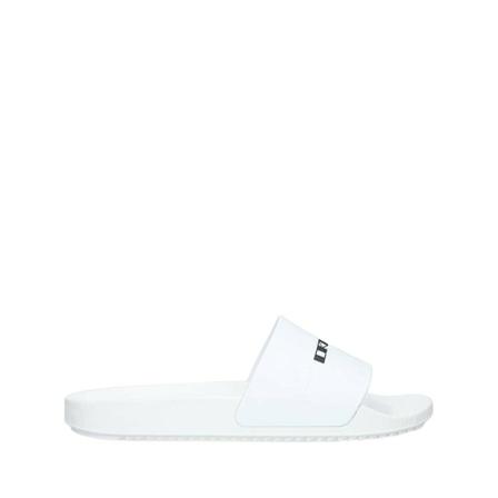 Rick Owens Rubber Slide , Wit , Heren , Maat: 40 EU Slippers