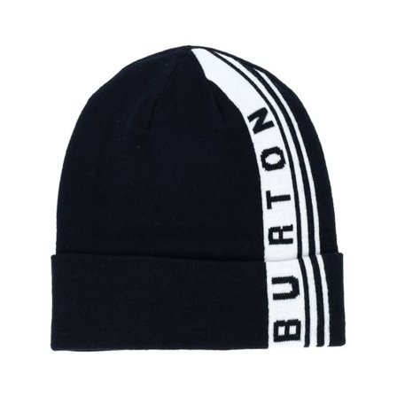 Burton - Svart cuff Beanie - Partylap Beanie True Black Cuff @ Hatstore