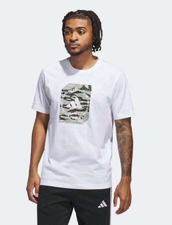 adidas Sportswear M C Camo Box T - White - M