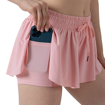 Flowy Athletic Shorts för kvinnor Gym Yoga Workout Running Tennis Kjolar
