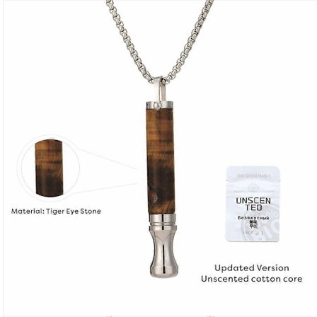 Hengitysvastuskaulakoru Tiikerinsilmäkivi Breathlace Yhteensopiva Ahdistuksen Lievitykseen Hengitysharjoituksen Tupakoinnin Lopettamisen Apuväline