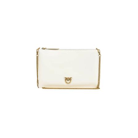 Pinko, Shoulder Bags Wit, Dames, Maat:ONE Size