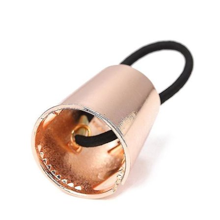 Metallikierros Hiusholkki Elastinen Hiusnauha Hiustaiat Poninhäntäpidike Hiusnaru Tarvike Naisille Tytöille, 1kpl Ruusukulta