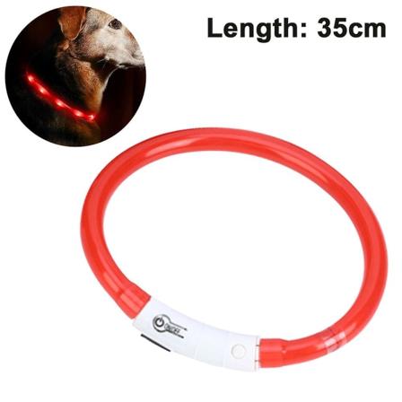 Led koiranpanta, USB ladattava hehkuva lemmikkikoiran panta yöturvallisuuteen, muodikas valopanta pienille keskikokoisille koirille