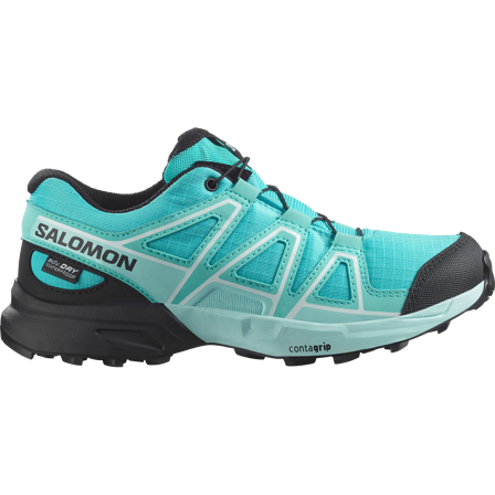 Salomon - Buty dla dzieci Obuwie Speedcross Wp J - Blue Curacao / Black