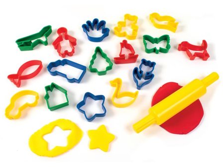 PLAYBOX Lerformar med kavel 17/fp - Lyreco - Skola och förskola - Bild och form - Lera och sand