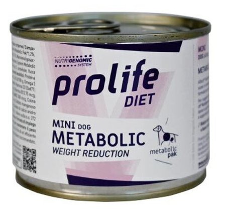 Prolife Diet Dog Metabolic Cibo Umido Per Cani Taglia Piccola