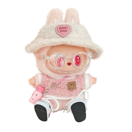 Tøj til Monsterdukke / Dukketøjsæt – med briller, hat & sweater – yux