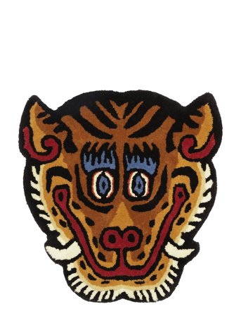 Bongusta Tiger Face Rug - Multi/patterned - 55X52CM