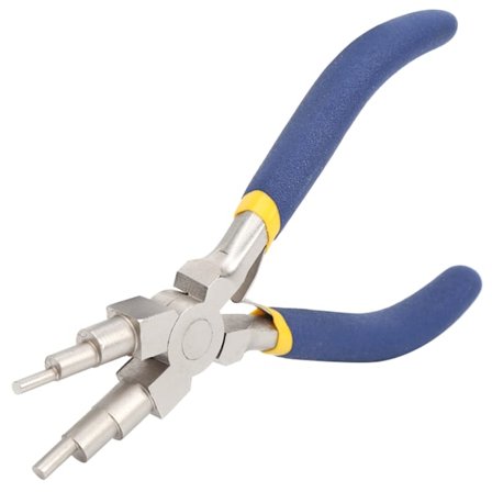 Smykketang AntiRust 6 I 1 Rund Tip 6 Seksjoner DIY Manuell Vikling Modelleringsverktøy