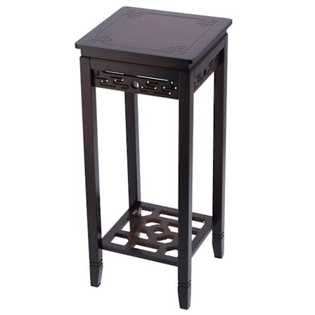 2-lags plantestativ bambus blomsterpottedisplay reol opbevaringshylde til stue korridor 70x30x30cm