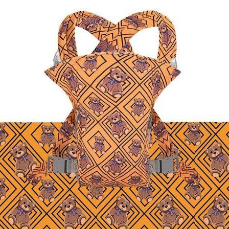 Bärsele med midjepall med horisontellt ryggstöd, multifunktionell och lätt bärsele för utflykter som kan användas under alla årstider