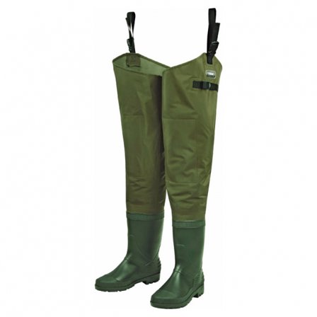 DAM Hydroforce Nylon Taslan Hip Wader Bootfoot Green - 44/9