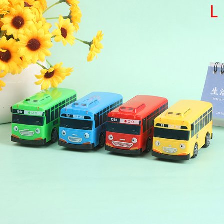 4 kpl Tayo The Little Bus Cartoon Pull Back set
