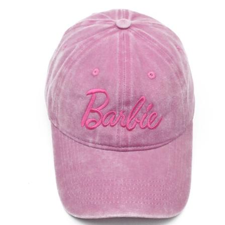 Sommer Barbie Baseball Cap Voksne Uformell utendørs solskjermhatt Light pink