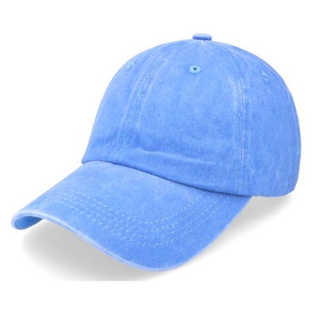 Equip - Blå unconstructed Keps - Vintage Washed Casual Outdoor Sky Blue Dad Cap @ Hatstore