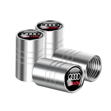 Auton pyörän rengasventtiilin suojukset Vannekorkit Pölysuojat OOOO Audi RS S SLINE A1 A3 8P A4 B5 B7 B8 A5 A6 C6 C7 A7 A8 Q3 Q5 Q7