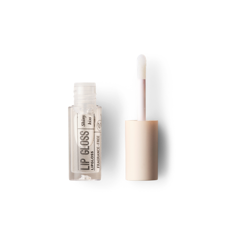 Ecooking Mini Lip Gloss 00, Transparent med Hyaluronsyre og E-vitamin for Fugt og Pleje