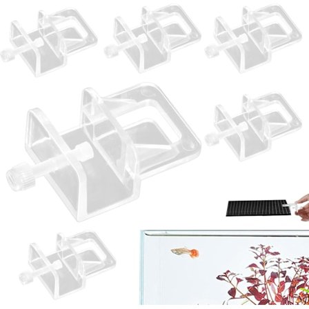 Klar Akvarielåg Holder | Akvarielåg Fastgørelsesklips | Kreative Akvarielåg Fastgørelser | Klar Akryl Akvarielåg Holdere