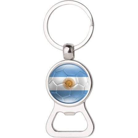 5 st Argentina flag flasköppnare nyckelring, 2022 VM