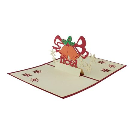 Håndlavede pop-up Julekort - Nr 6