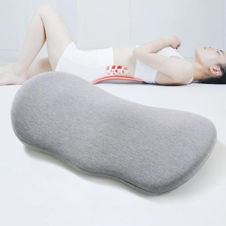 Rygpude med ryglæn til kontorstol og bil - Ergonomisk lændepude_TF_TF