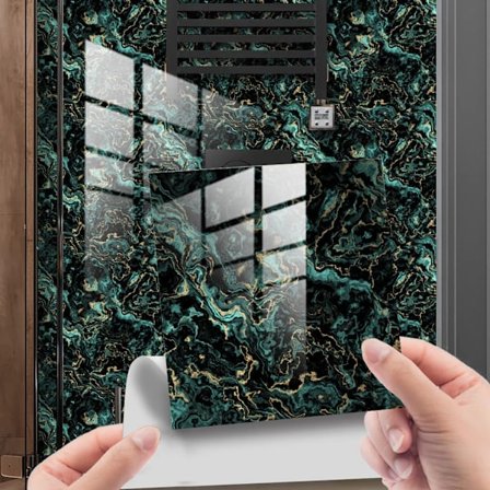 20 st DIY Badrumsspegelplattor Väggdekaler 15 x 15 cm Kristallgrön Självhäftande Reflekterande Heminredning