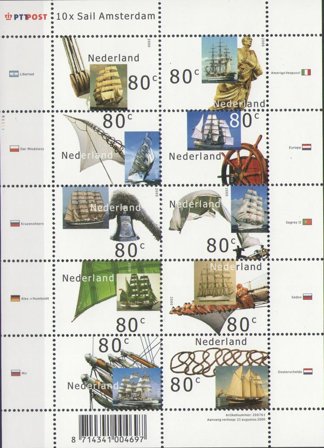 Holland 2000 - NVPH V1909-1918 - Småark - Postfrisk